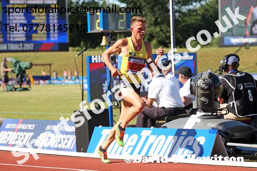 Mens 5000 metres, World Championship Team Trials, Alexander Stadium, Birmingham